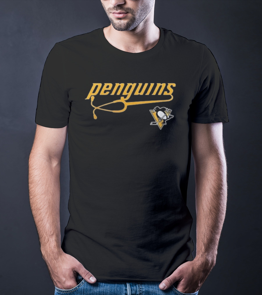 Pittsburgh Penguins Healthcare Appreciation Night 2026 Stethoscope T-Shirt