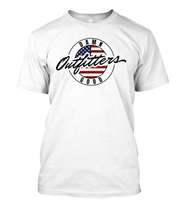 Damn Good Outfitters American Flag Circle T-Shirt