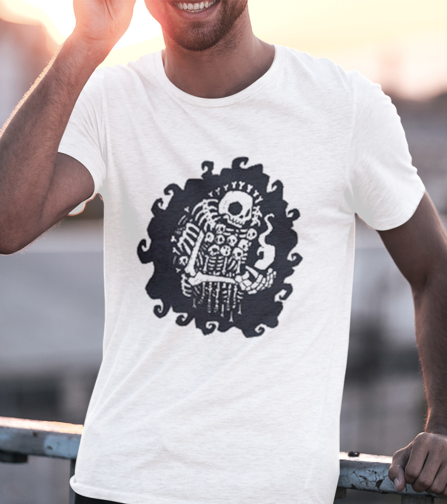 First Of The Dead Celestigail Intricate Skeleton Monster T-Shirt