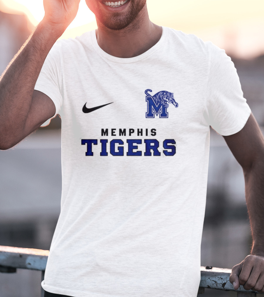 Memphis Tigers Snoopy And Friend It's The Most Wonderful Time Of The Year Nike Tiger M T-Shirt