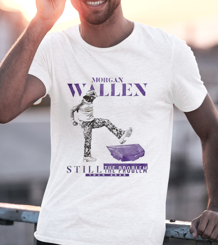 Morgan Wallen Still The Problem Tour 2026 Minnesota Vikings Collaboration T-Shirt