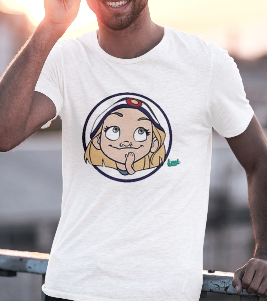 Kallmekris Riley Cartoon Character With Hat T-Shirt