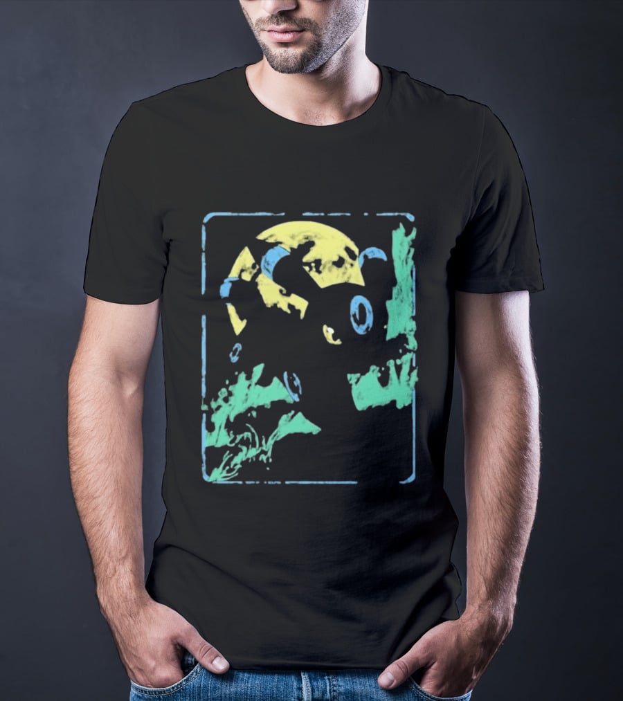 8thwndr Moonbreon Neon Lunar Creature T-Shirt