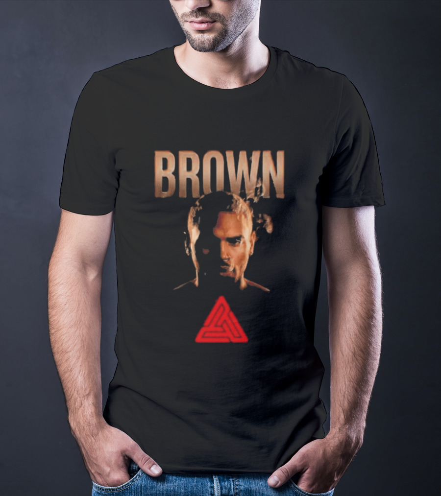 Chris Brown 2026 R&B Tour Promo With Geometric T-Shirt