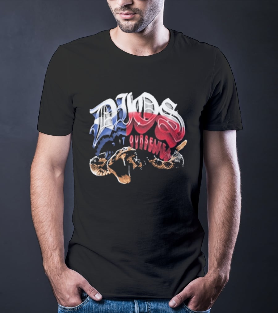 Dios Did It Ourselves Familia Dominican Flag Colors Rugged Hands T-Shirt