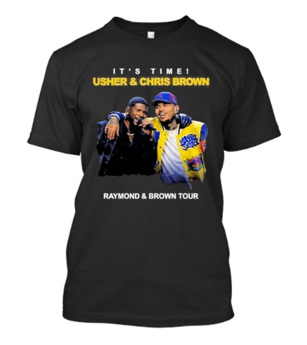 Usher & Chris Brown Raymond & Brown Tour It's Time T-Shirt