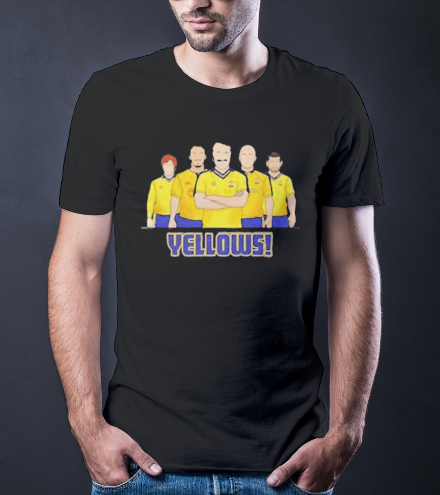 Saintsfc Yellows Soccer Team United In Yellow Jerseys T-Shirt