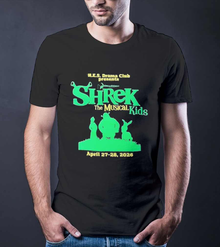 HHS Drama Club Presents Shrek The Musical Kids August 3rd 5th 2023 T-Shirt