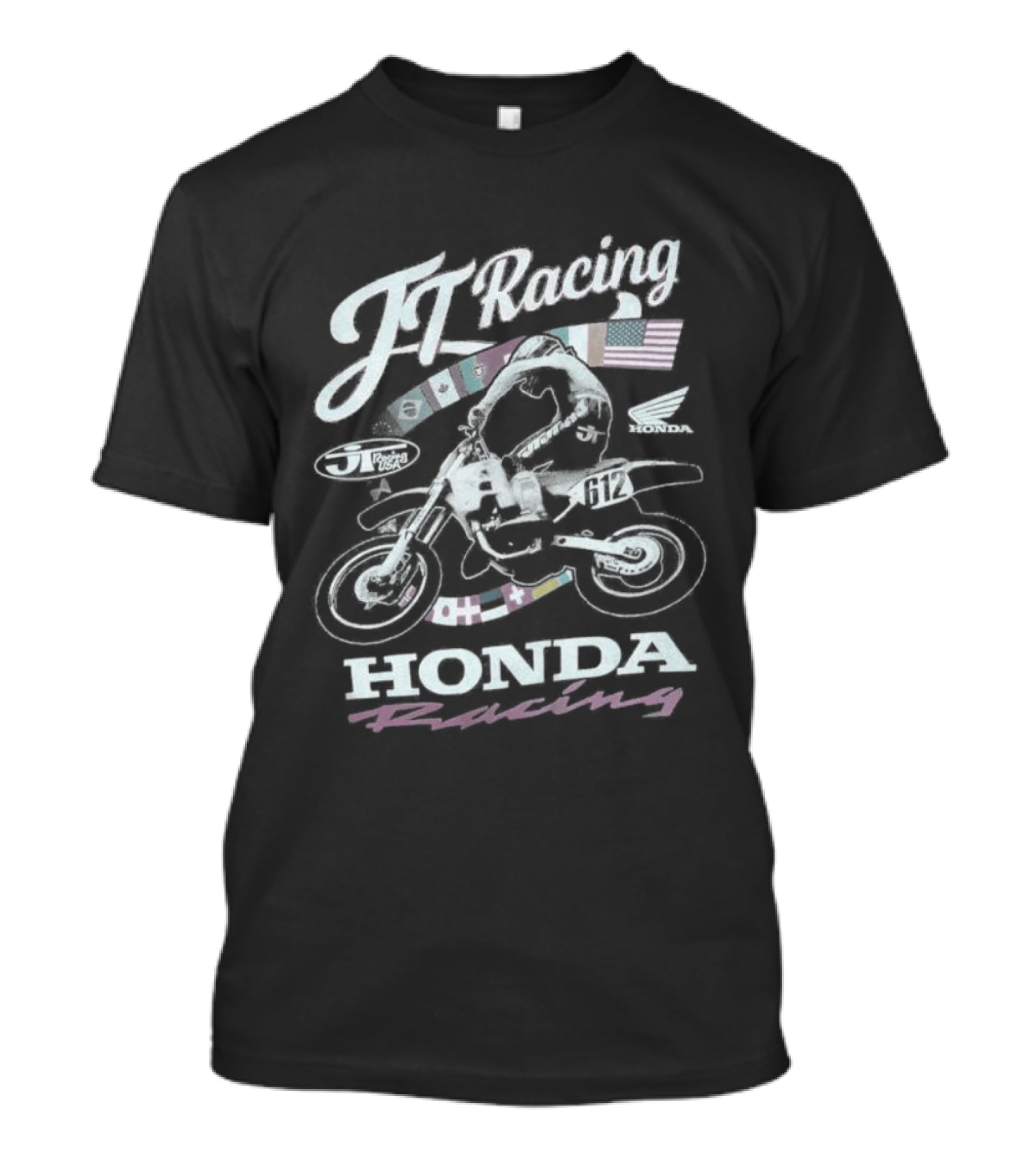 TT Racing Honda Motorcycle Racing T-Shirt