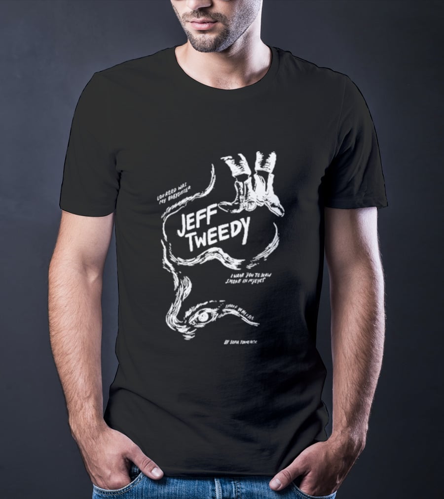 Jeff Tweedy Lou Reed Was My Babysitter Hand T-Shirt