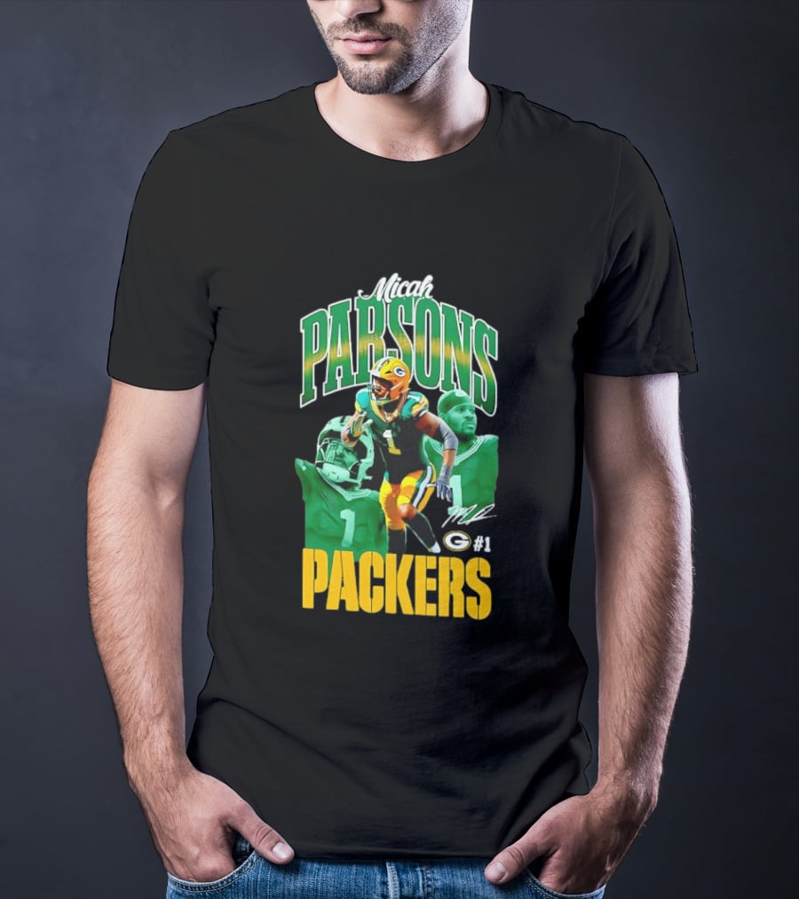 Micah Parsons Green Bay Packers NFL Iconic 2023 #1 T-Shirt