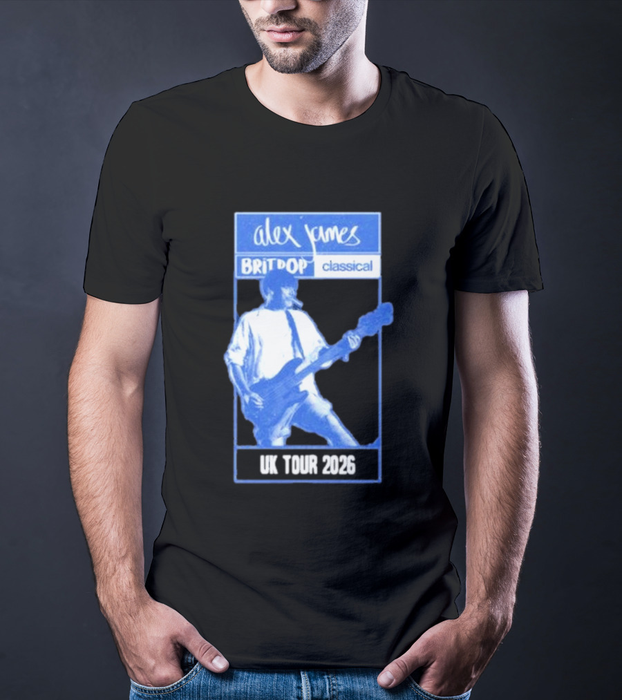 Alex James Britpop Classical UK Tour 2023 T-Shirt