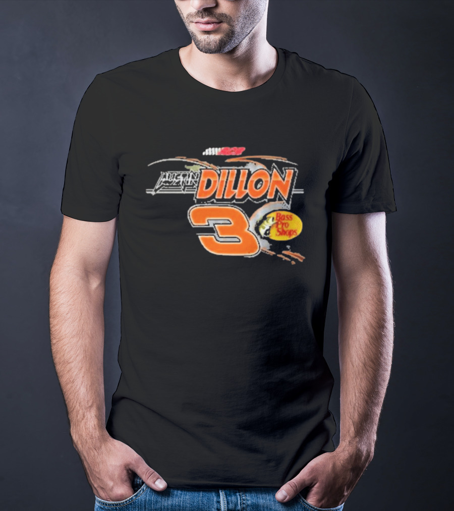 Austin Dillon 3 Bass Pro Shops 2026 Racing T-Shirt