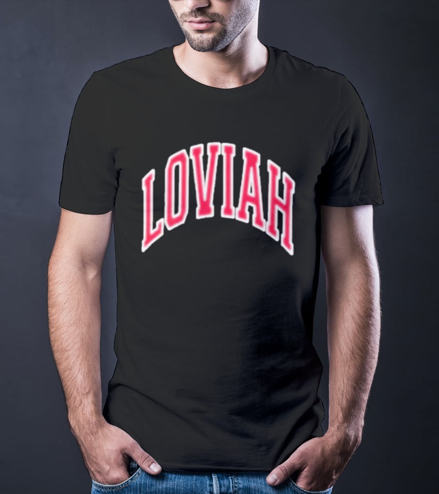 Empire Loviah Team Bold Red Arch Lettering T-Shirt