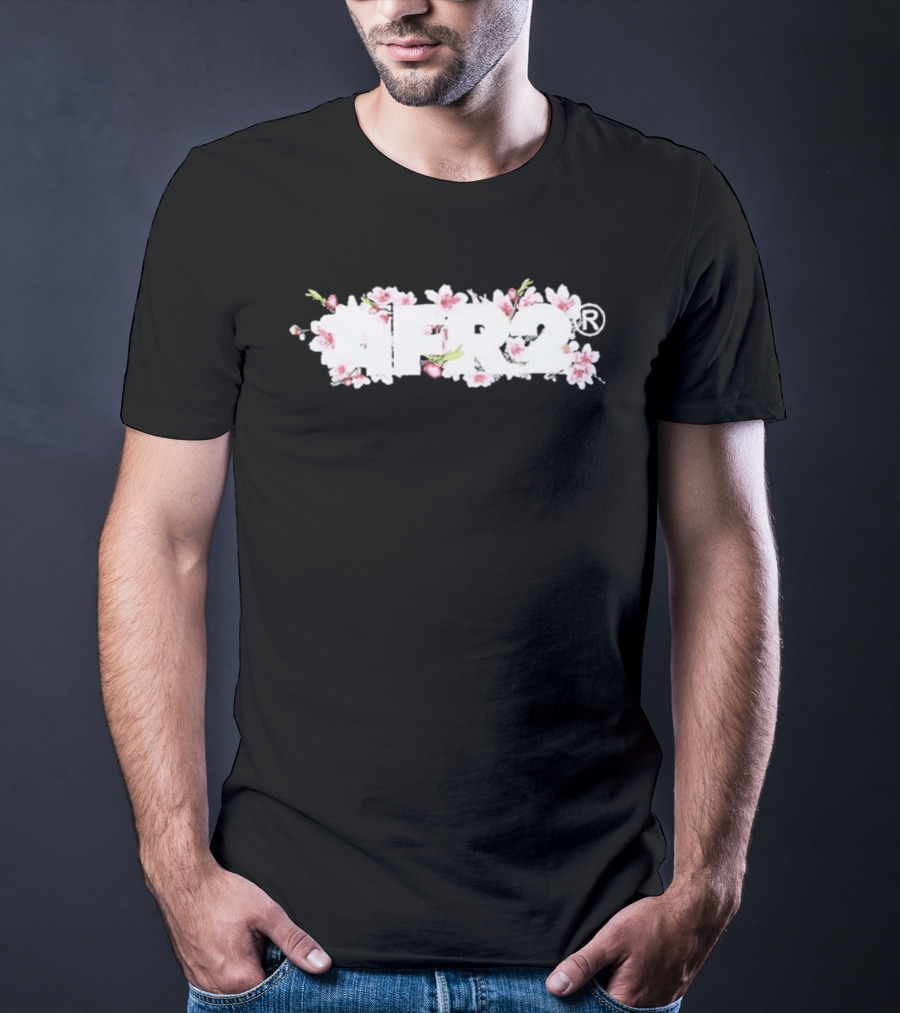 FR2 Embroidery Sakura Cherry Blossoms T-Shirt