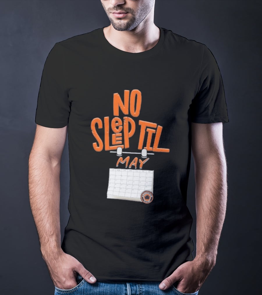 No Sleep Til May Armchair Illinois Fighting Illini Calendar T-Shirt