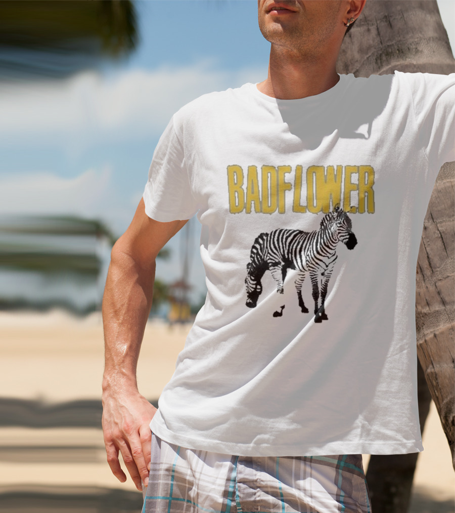 Badflower Zebra T-Shirt