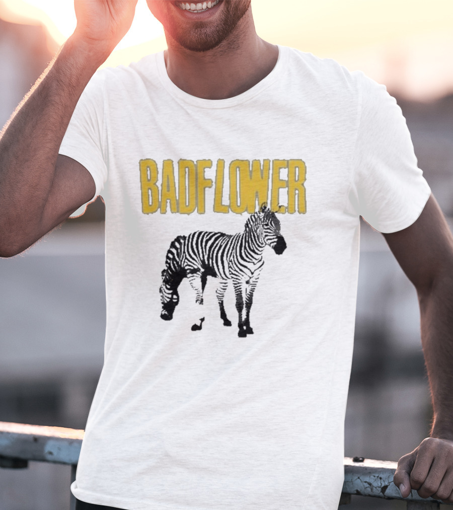 Badflower Zebra T-Shirt