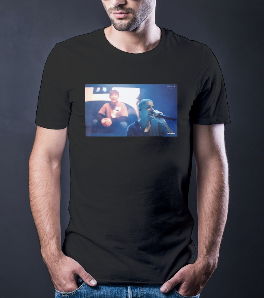 Justin Bieber Live Coachella Performance Iconic Concert Moment T-Shirt