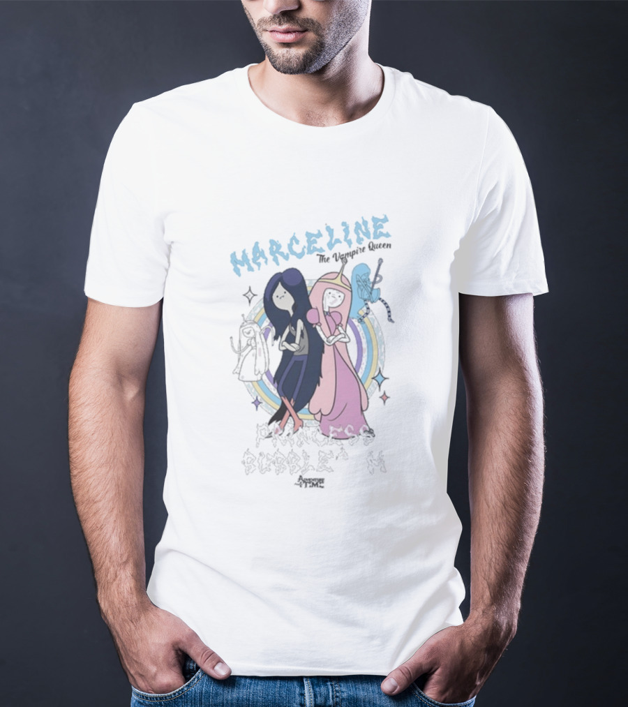 Adventure Time Marceline The Vampire Queen Princess Bubblegum T-Shirt
