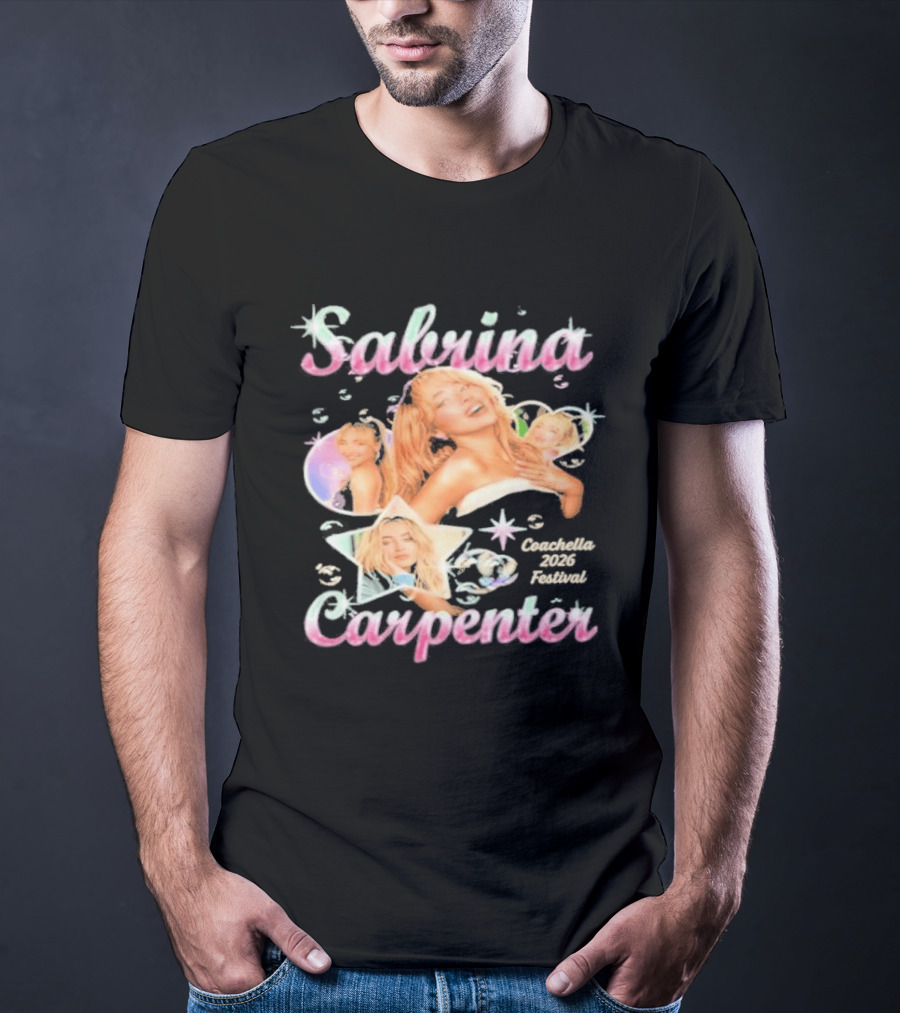 Sabrina Carpenter Coachella Valley Music Festival Star T-Shirt