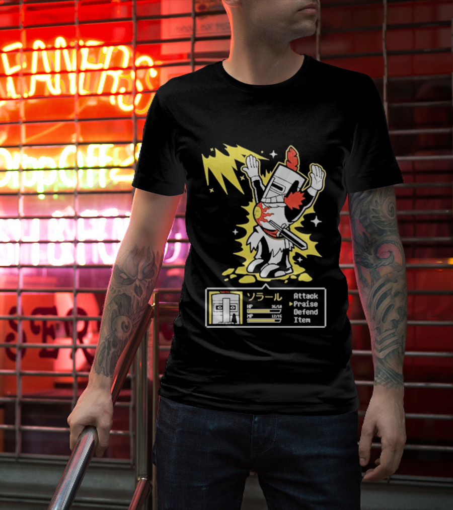 Solar Man Goblin Tengu Attack Praise Defend Item T-Shirt