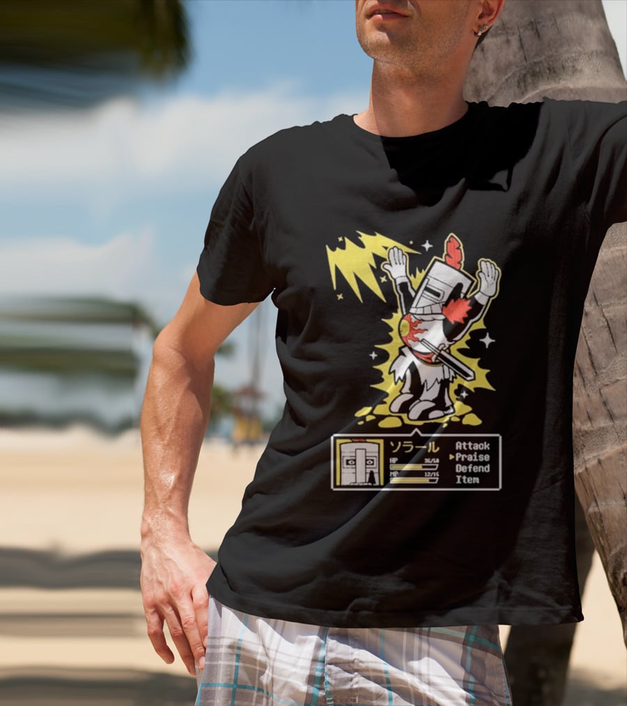 Solar Man Goblin Tengu Attack Praise Defend Item T-Shirt