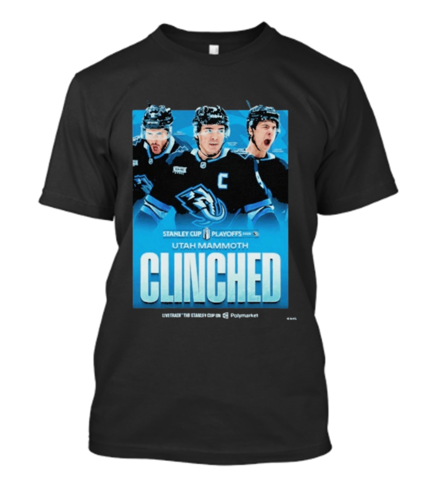 Utah Mammoth Clinched Stanley Cup Playoffs 2026 T-Shirt