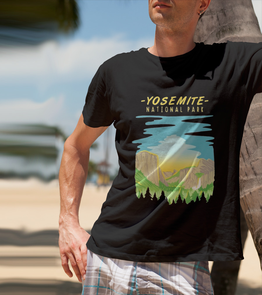Yosemite National Park Scenic Nature Vista T-Shirt