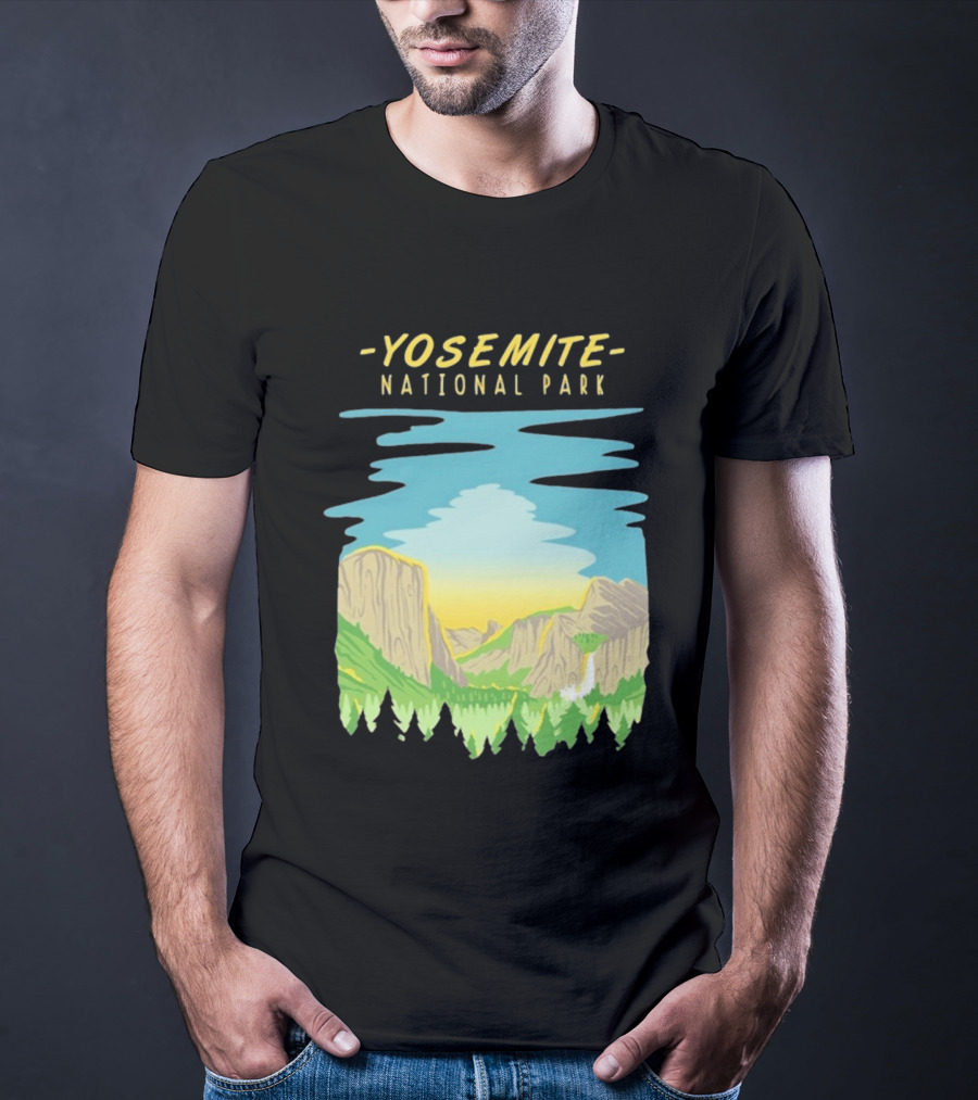 Yosemite National Park Scenic Nature Vista T-Shirt