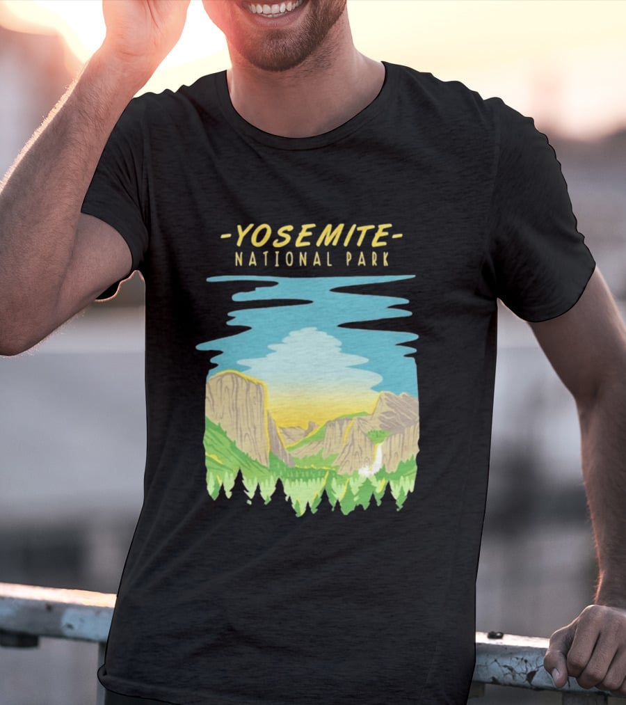 Yosemite National Park Scenic Nature Vista T-Shirt