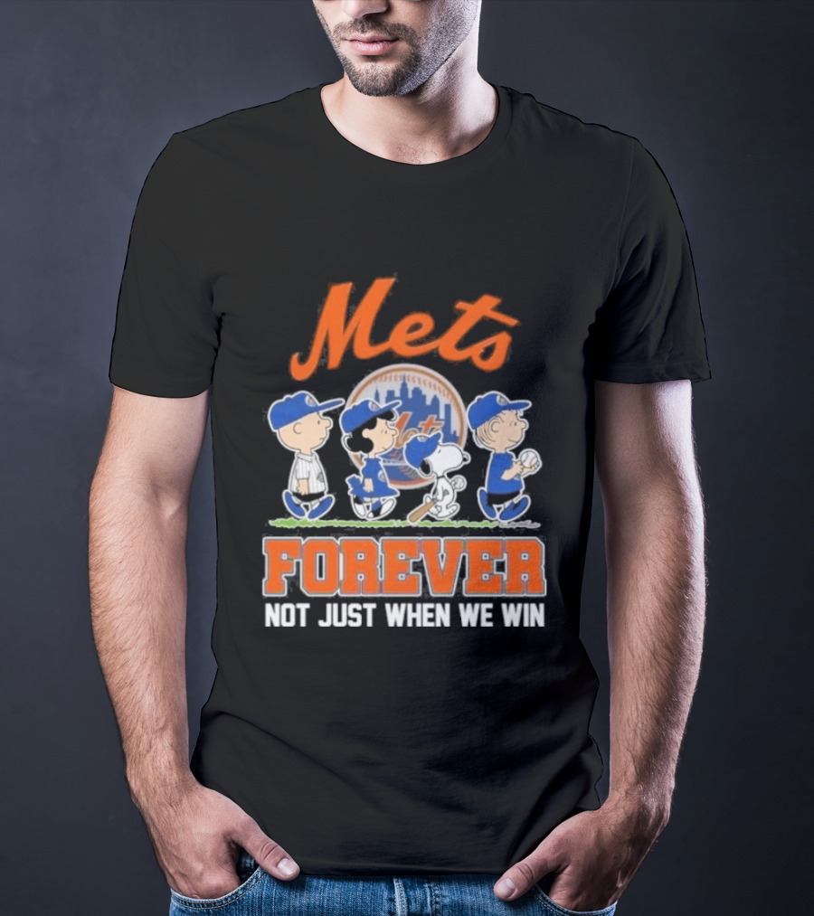 2026 Mets Peanuts Abbey Road Forever Not Just When We Win T-Shirt