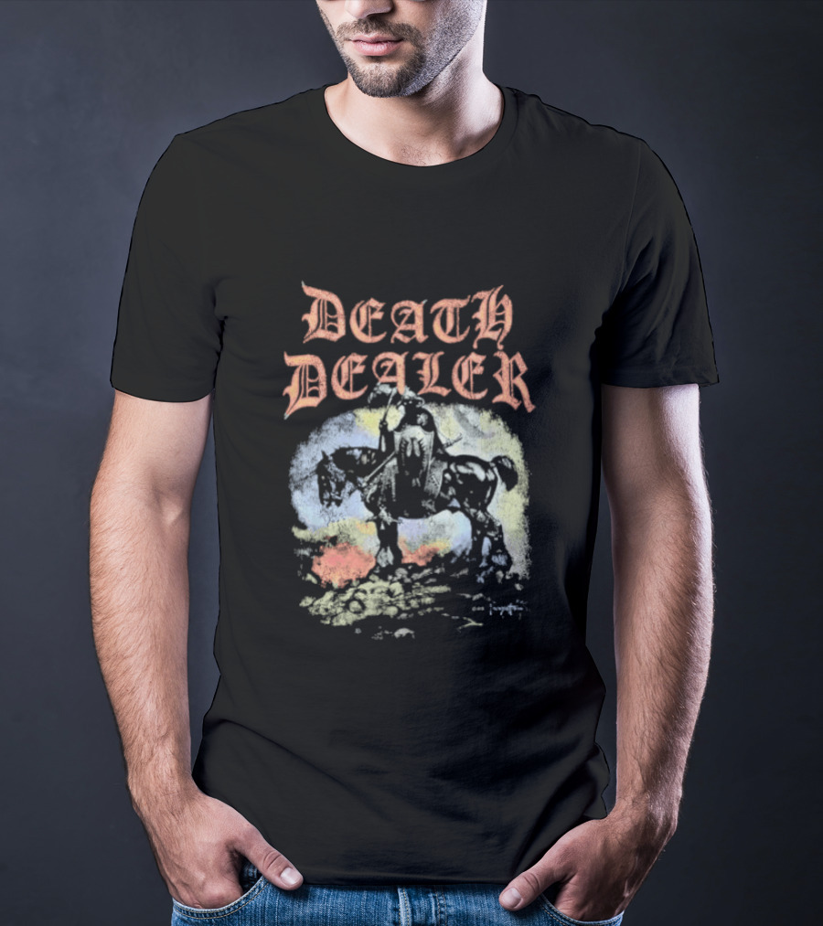 Frazetta Death Dealer Warrior Horseman T-Shirt