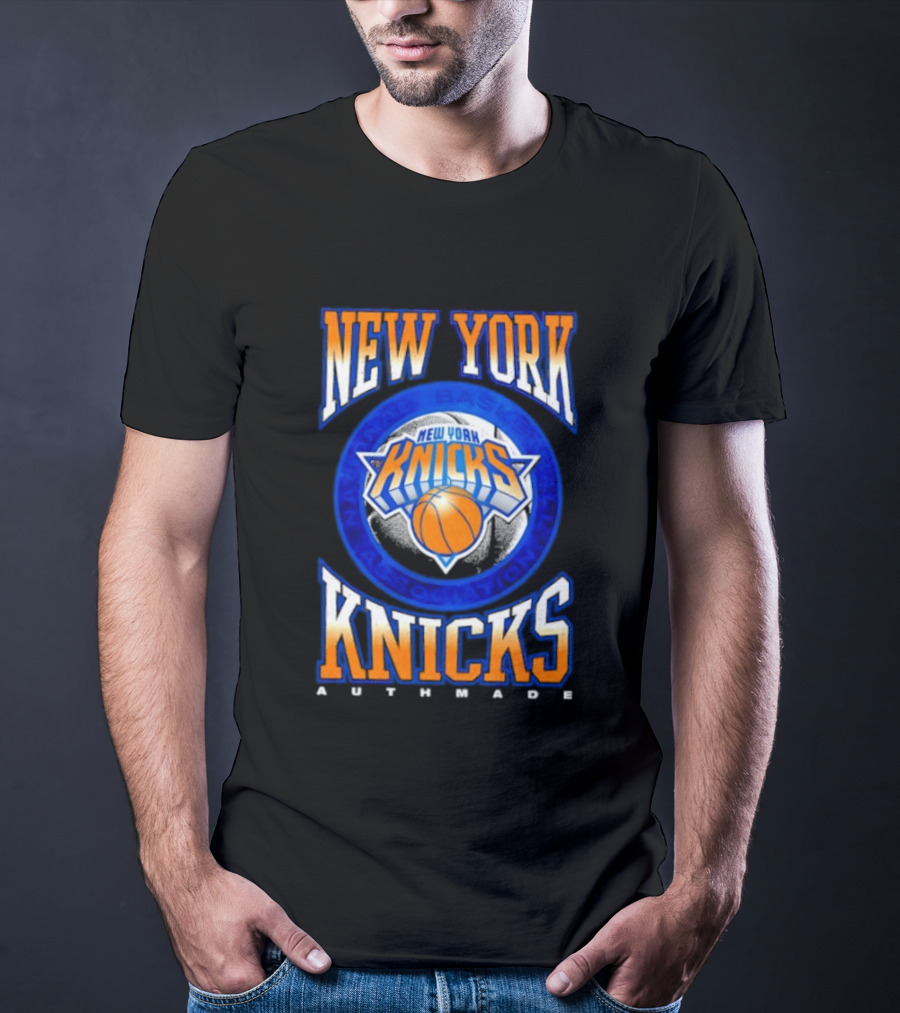 New York Knicks Authmade Basketball New York Knicks T-Shirt