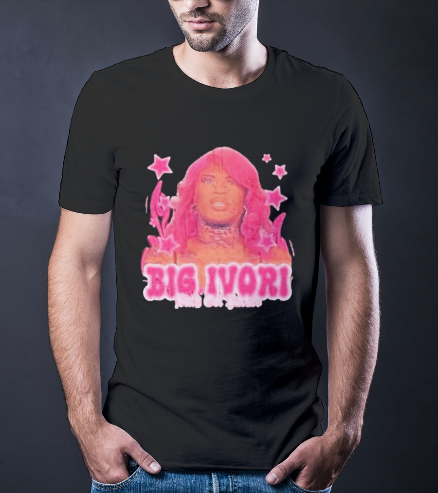 Big Ivori Bitch Got Parked Ivori Minor Stars Retro Pink Aesthetic T-Shirt