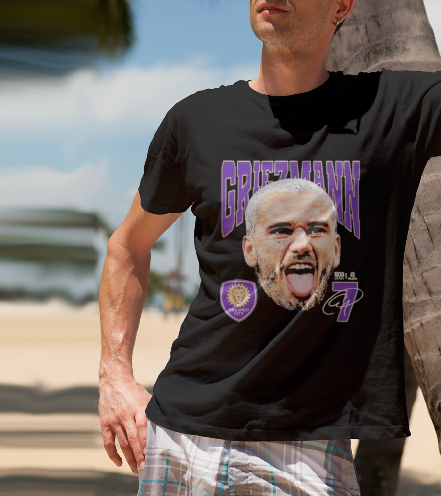 Griezmann Orlando City 7 Soccer Legend Celebration 500 T-Shirt