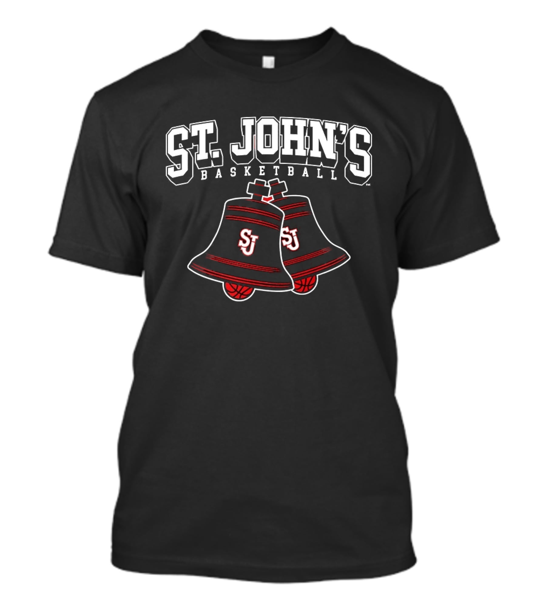 St John's Basketball Church Bells Red Storm Mens Basketball T-Shirt