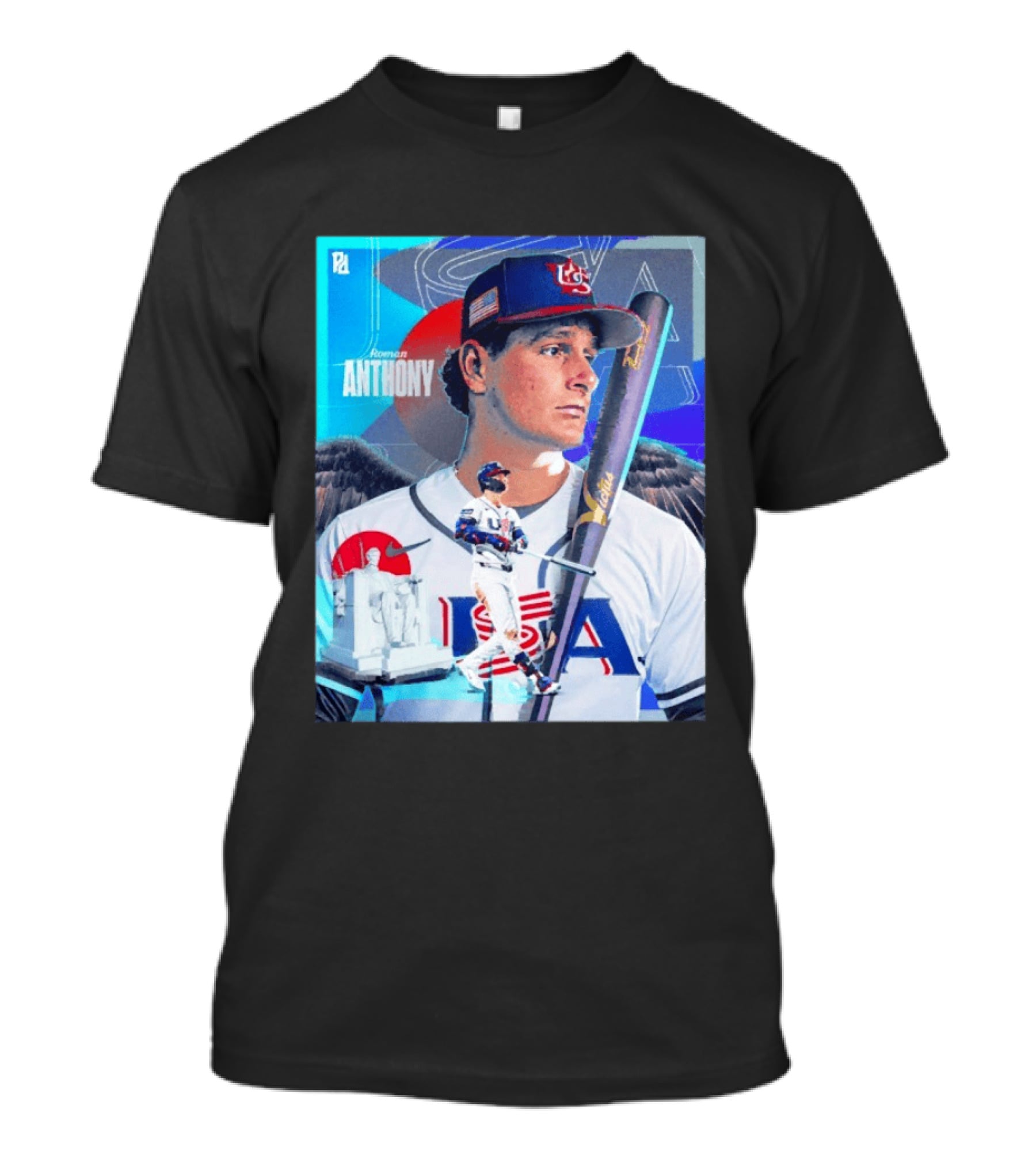 Roman Anthony USA Baseball 2026 World Baseball Classic Team Player T-Shirt