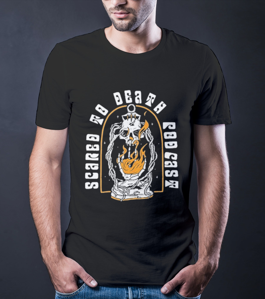 Scared To Death Podcast Eternal Lantern Flame T-Shirt