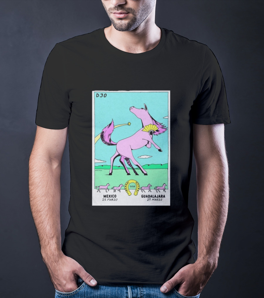 Djo 2026 Guadalajara March 27 Mexico Purple Horse T-Shirt