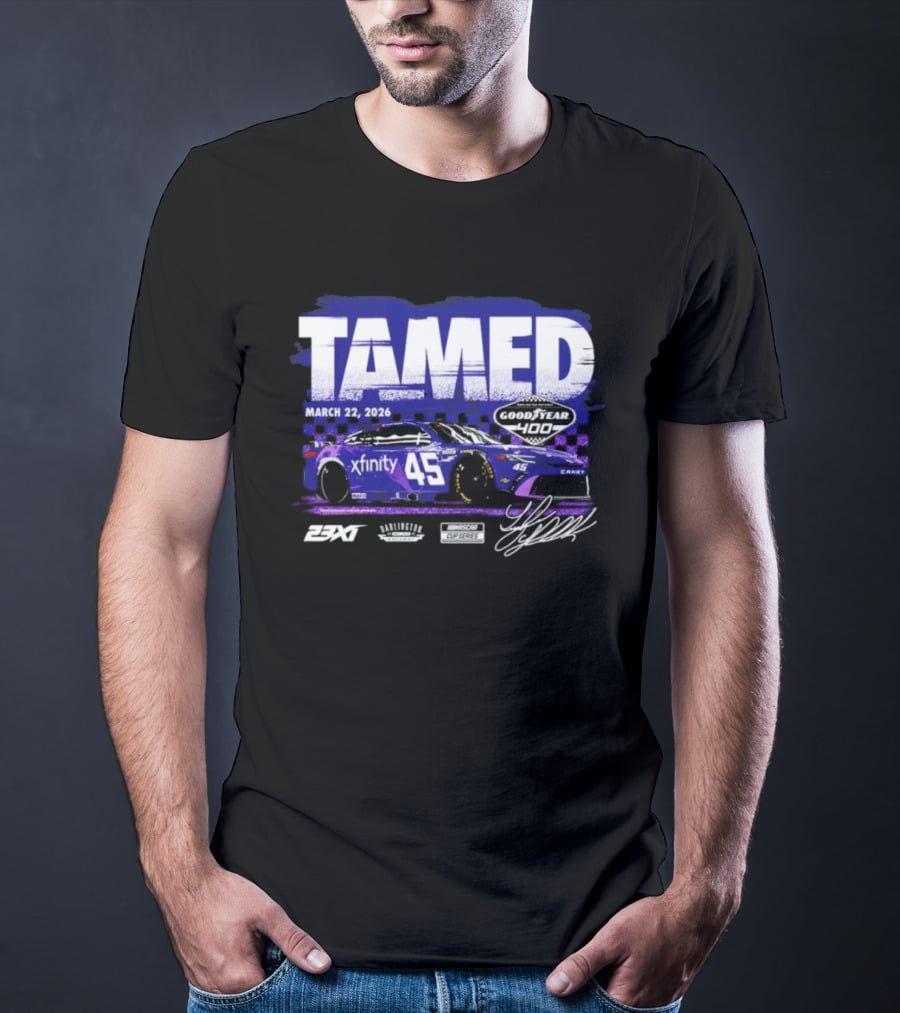 Tamed March 22 2026 Xfinity 45 Goodyear 400 Race Winner Tyler Reddick 23XI Racing T-Shirt