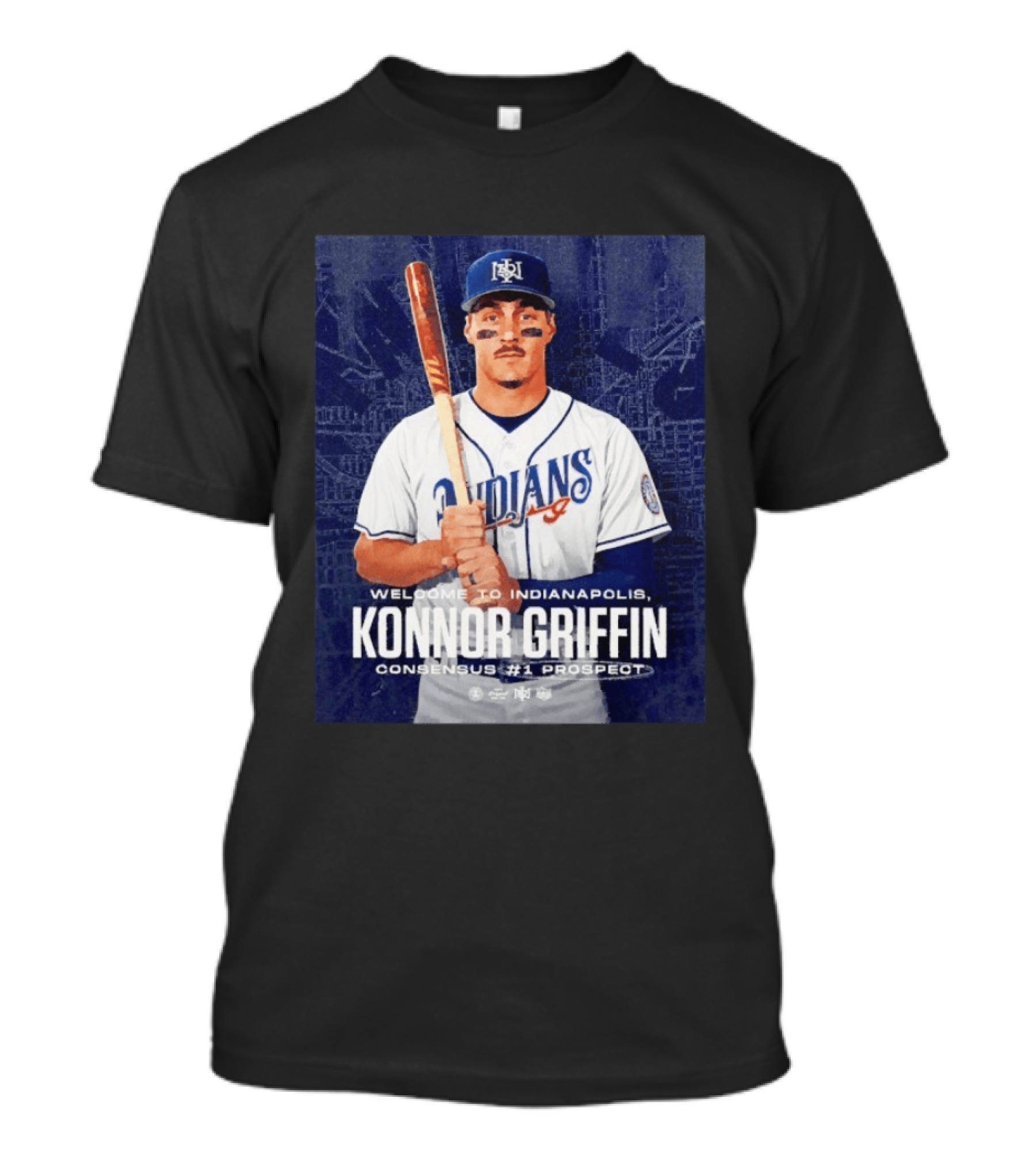 Welcome To Indianapolis Konnor Griffin Consensus #1 Prospect Indians Baseball T-Shirt