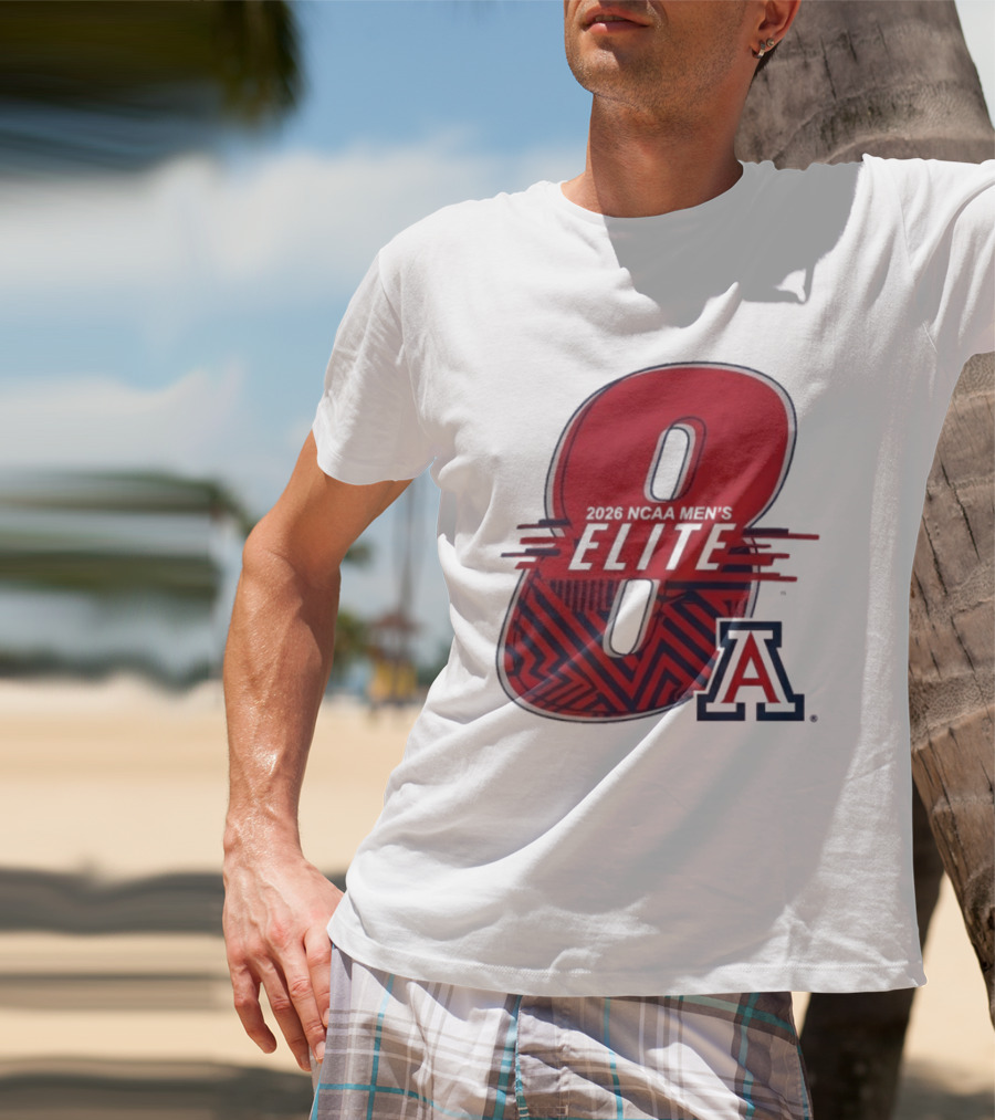 2026 NCAA Men's Elite 8 Arizona Wildcats Basketball T-Shirt