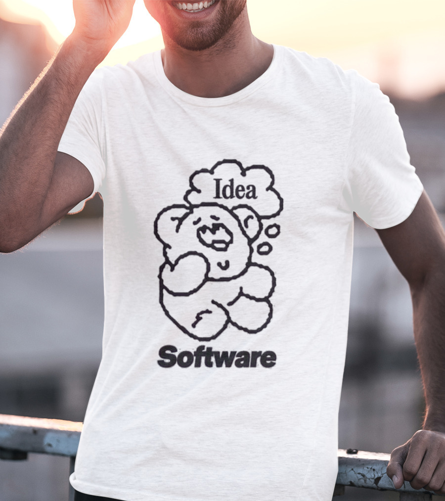 Figma Culture Fit Idea Software In Violet Bear T-Shirt