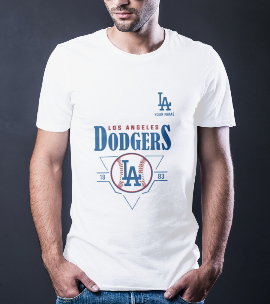 Los Angeles Dodgers 1903 Your Name LA Baseball T-Shirt