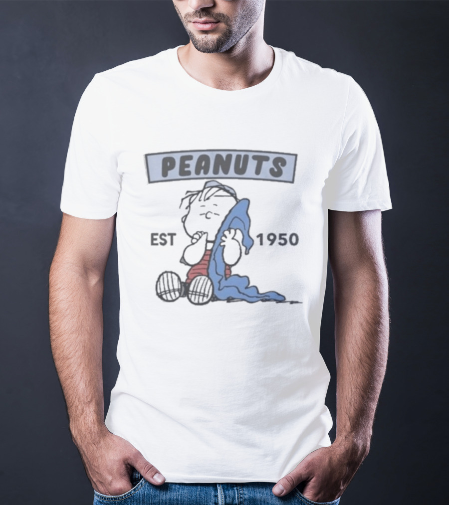 Peanuts Linus Blanket EST 1950 Classic Charlie Brown T-Shirt