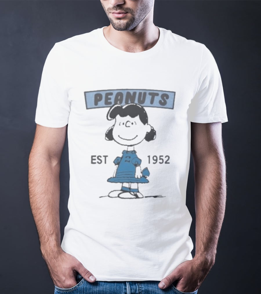 Peanuts Lucy Smile Est 1952 Vintage Comic T-Shirt