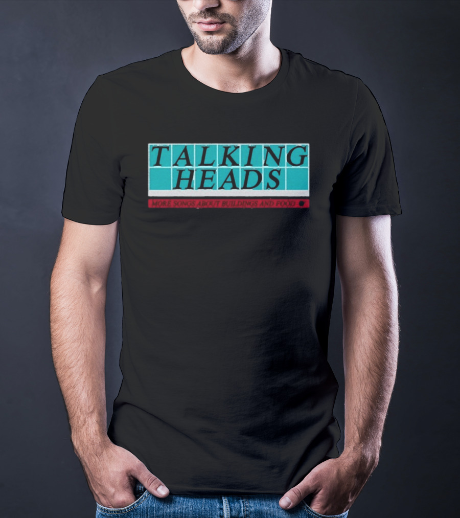 Talking Heads More Songs About Buildings And Food Tiled Block T-Shirt