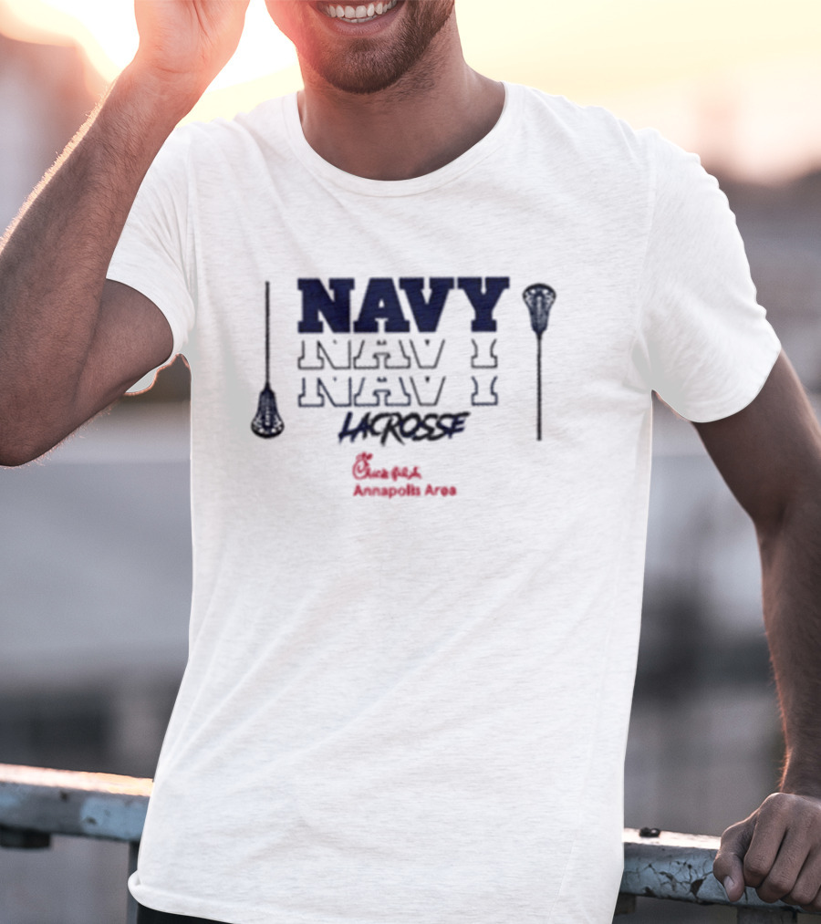 Navy Lacrosse Chick Fil A Annapolis Area T-Shirt