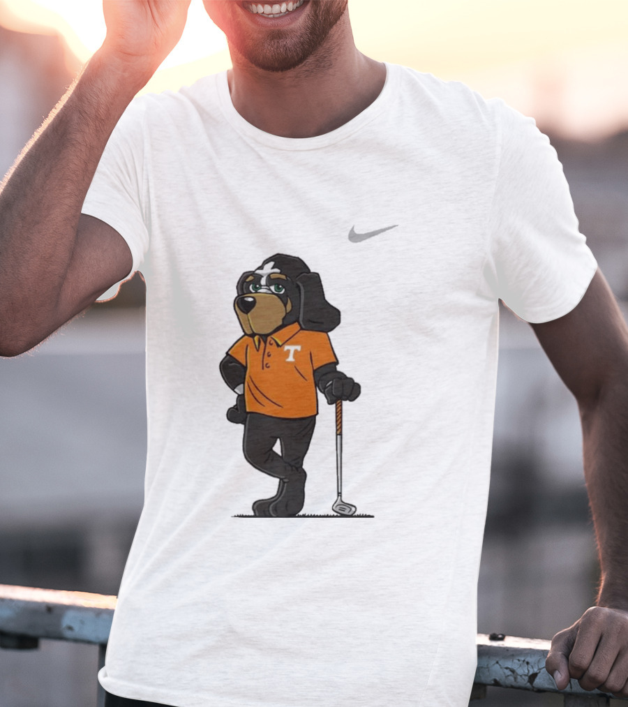 Vol Golfing Smokey In Tennessee Orange Nike T-Shirt